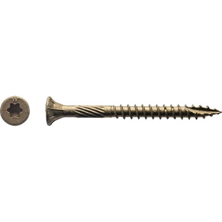Big Timber No. 9 x 2 In. Bronze Flat Head Wood Screw, 118PK 1BTX92